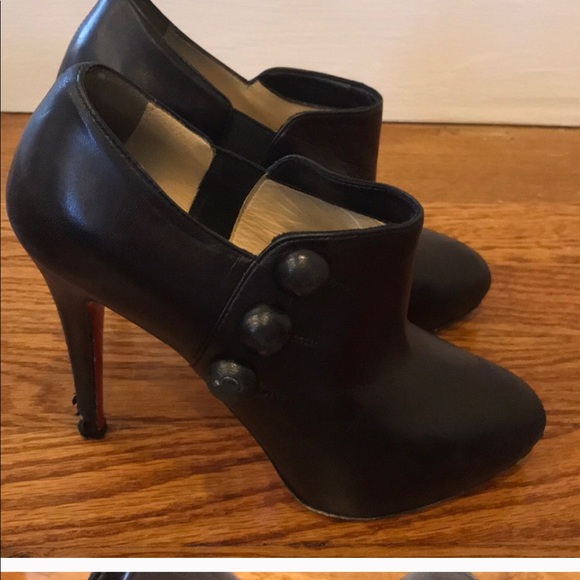 Christian Louboutin C’est Moi 120 Nappa Shoe Boots - Picture 7 of 8